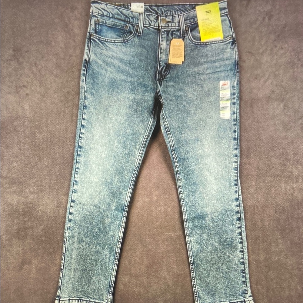 Slim Fit Washed Blue Men's Jeans